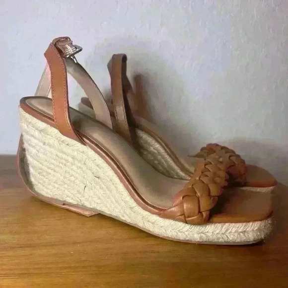 Women's Joyce Wedge Heels Platform Boho- A New Day - Color Tan Size 8 - Picture 6 of 7